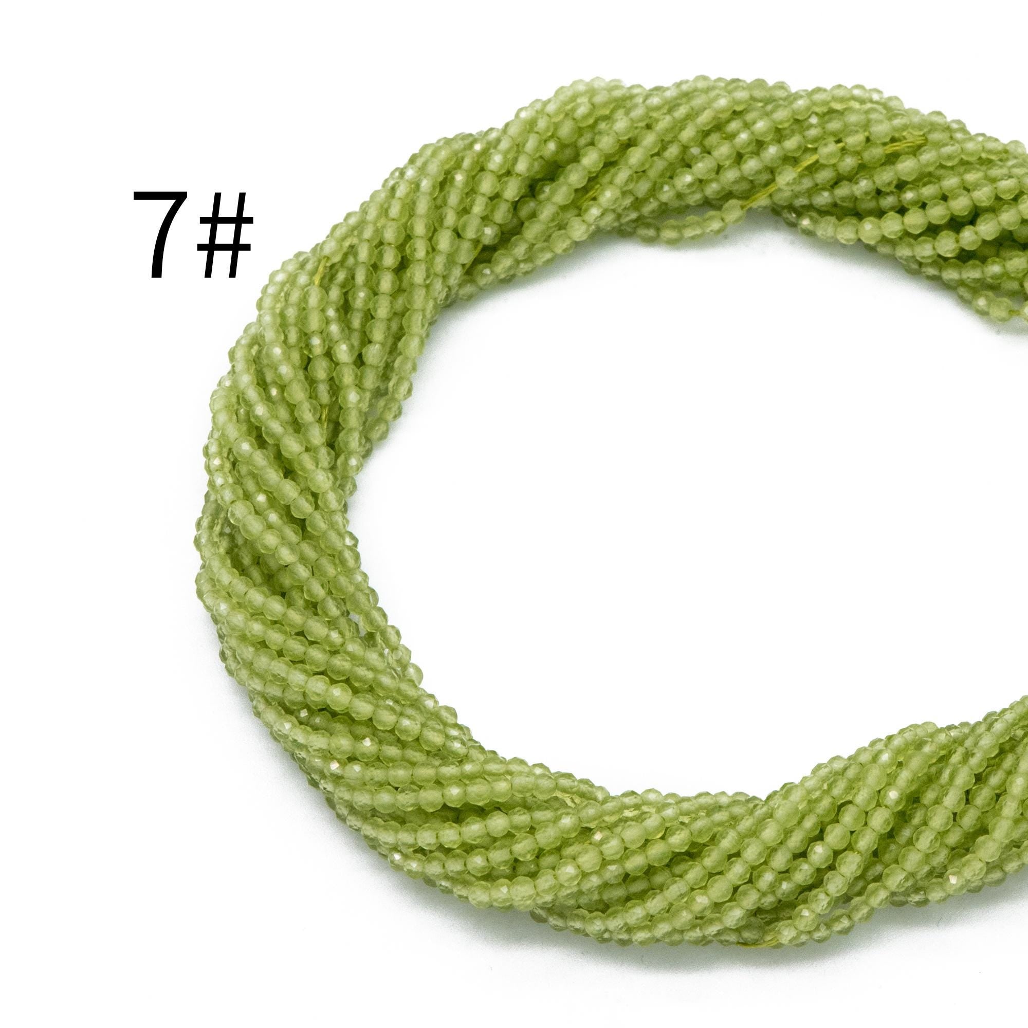 2mm-2.5mm faceted Colorful Micro Cat Eye Glass Beads, Small Faced beads, Bracelet Necklace DIY, Full 15 Inch Strands (TR-012)